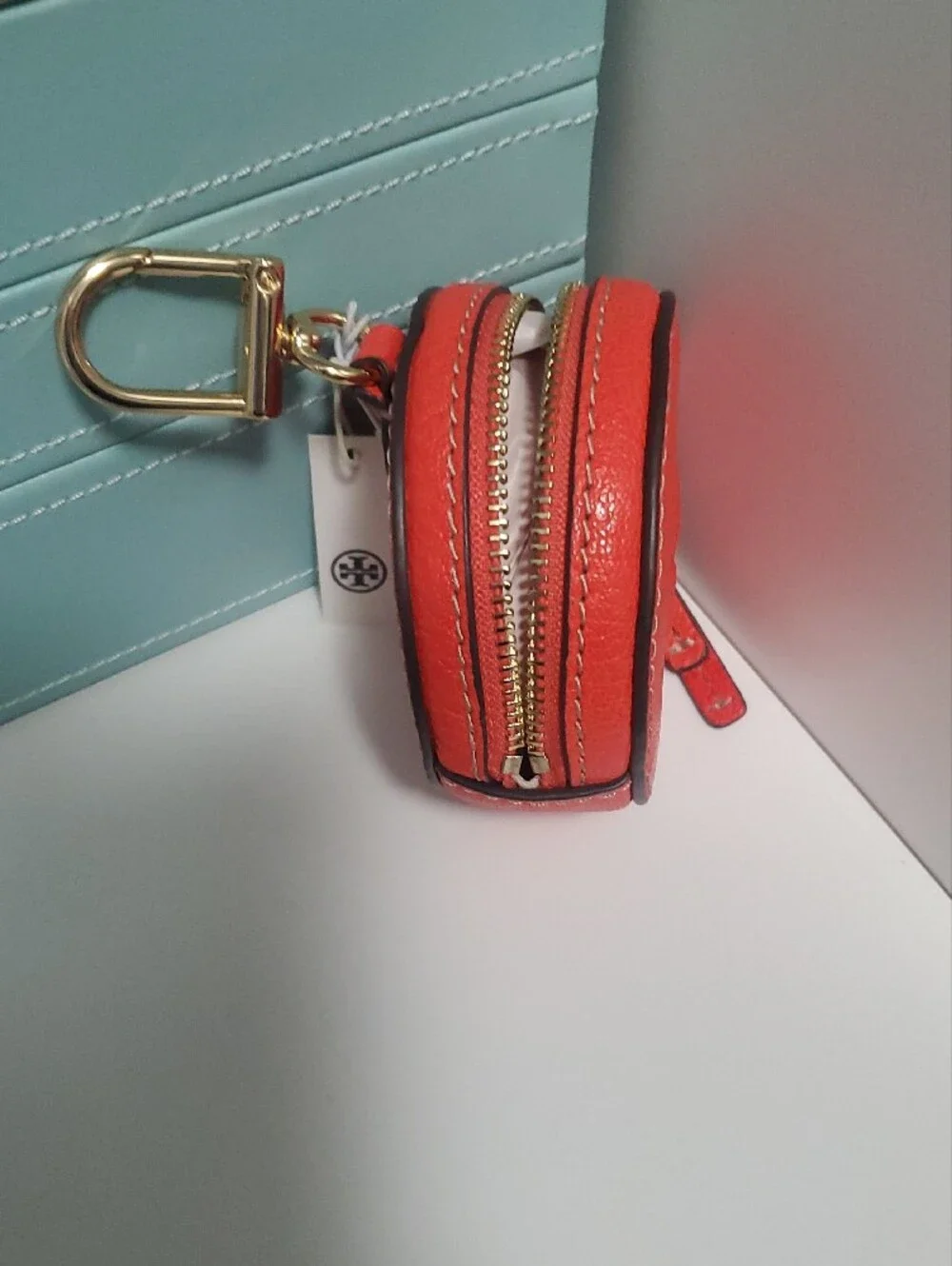 Tory Burch round leather